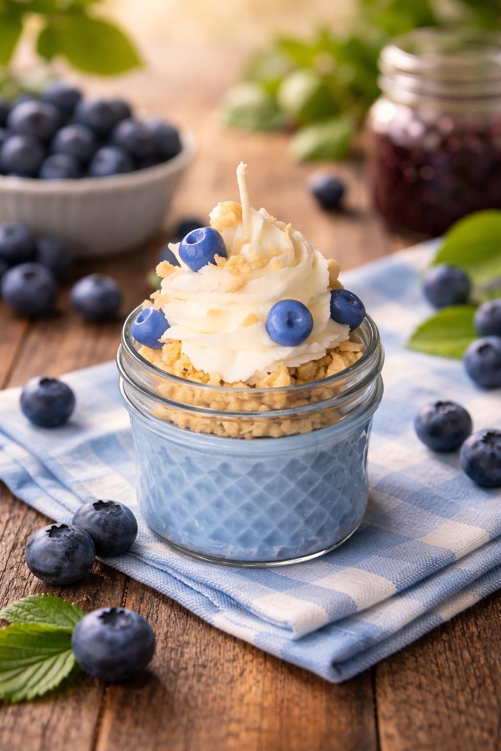 4oz Blueberry Crumble candle